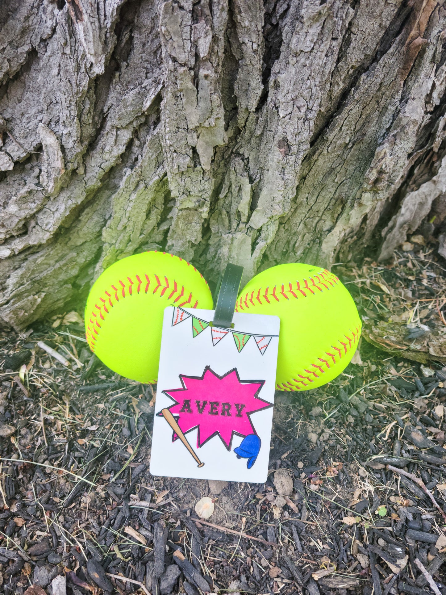 Softball Bag Tag