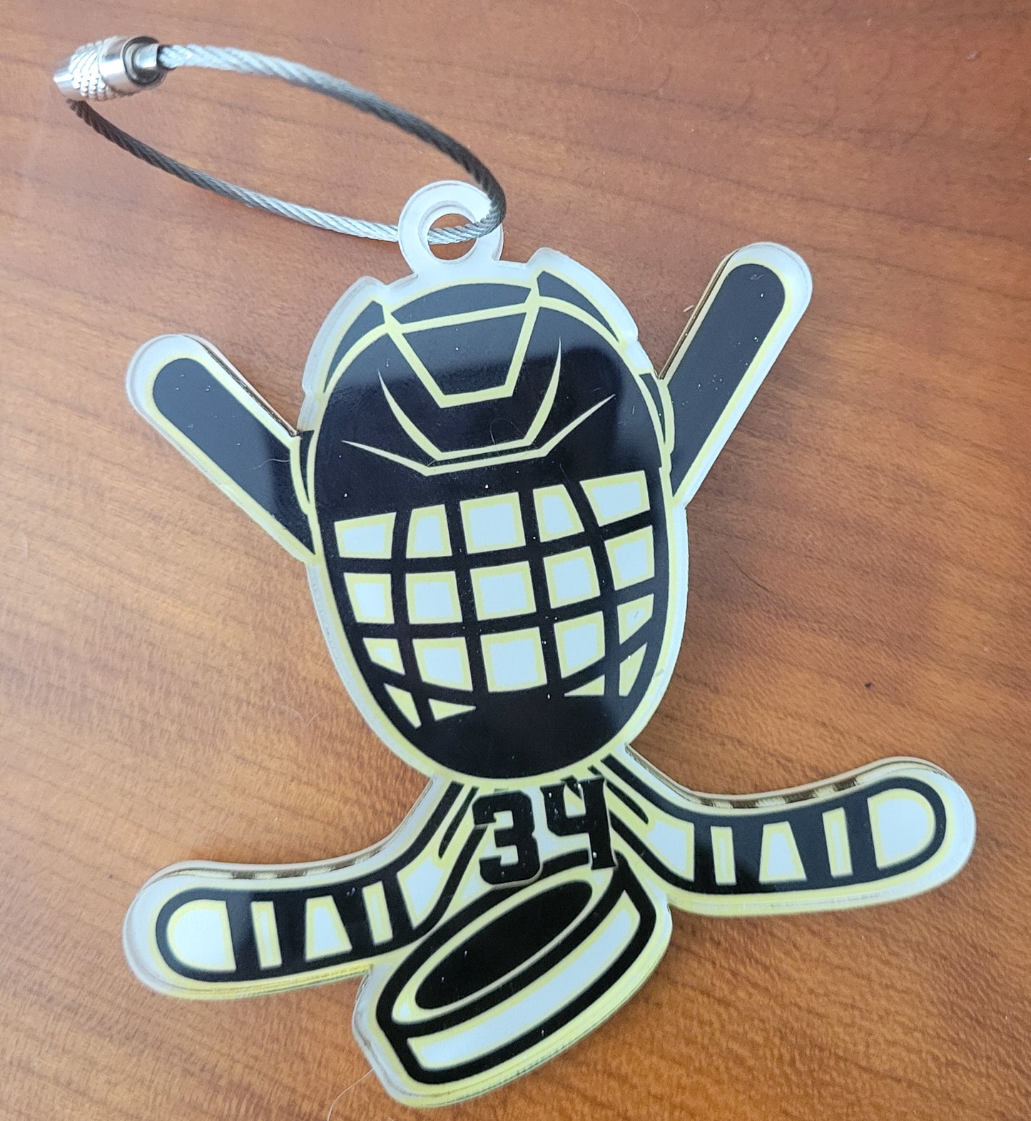 Acrylic Hockey Tag