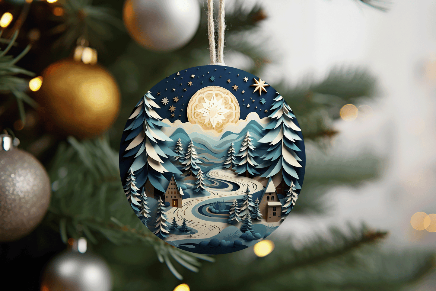 Winter Scene Ornament