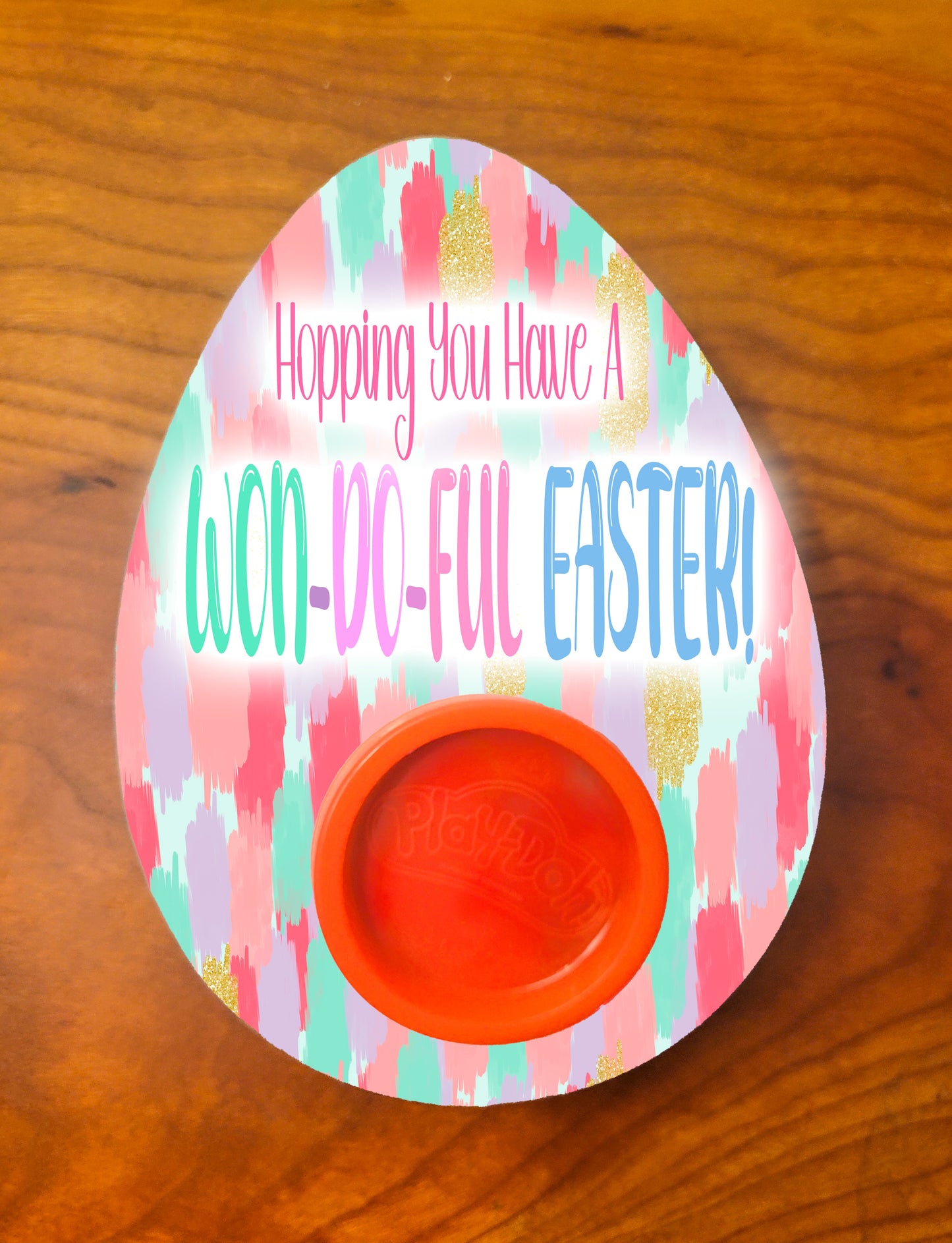 Easter Play Dough Holder