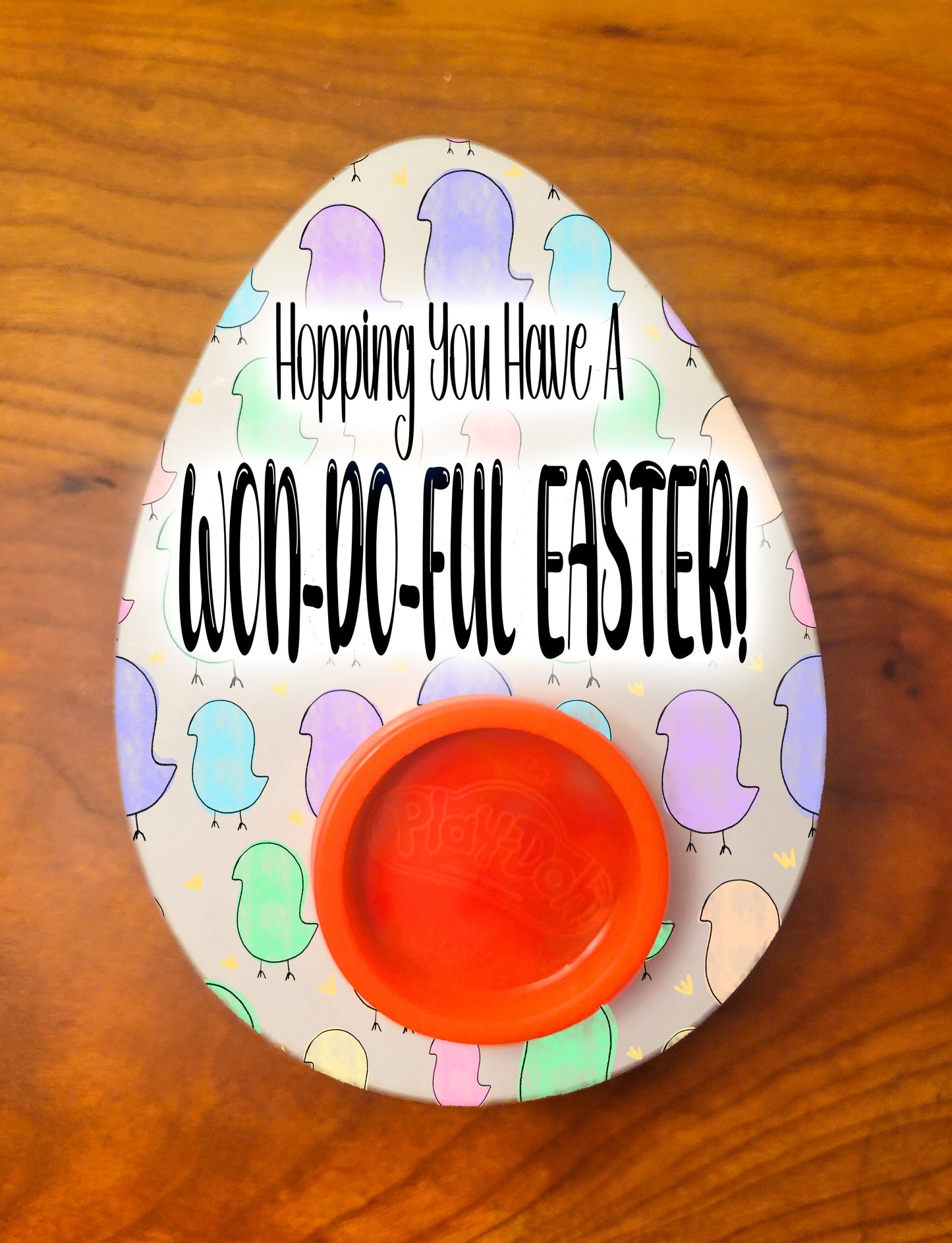 Easter Play Dough Holder