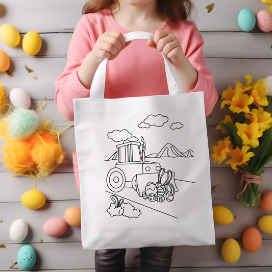 Easter Coloring Bags