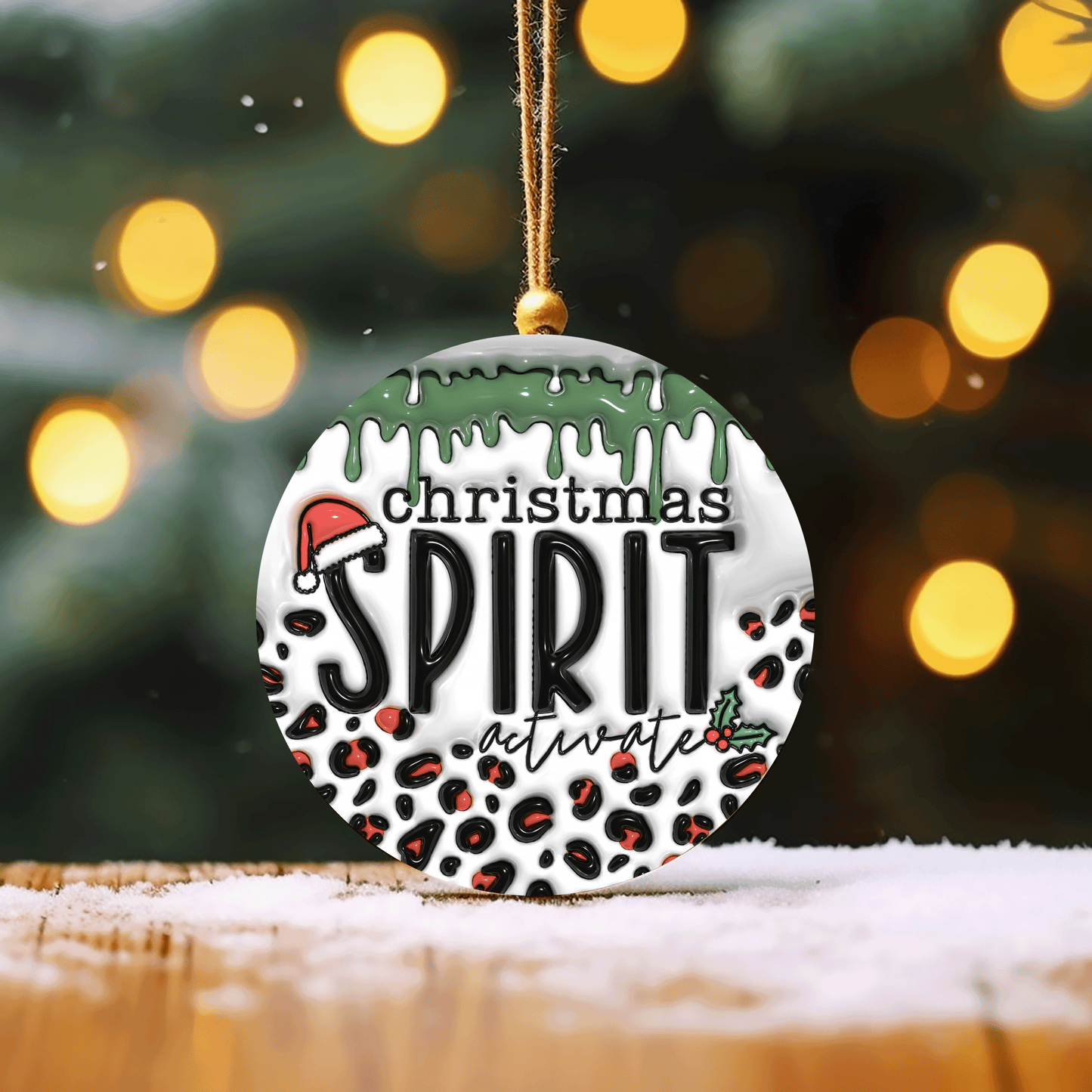 Christmas Spirit Activate Ornament – Instant Holiday Magic!