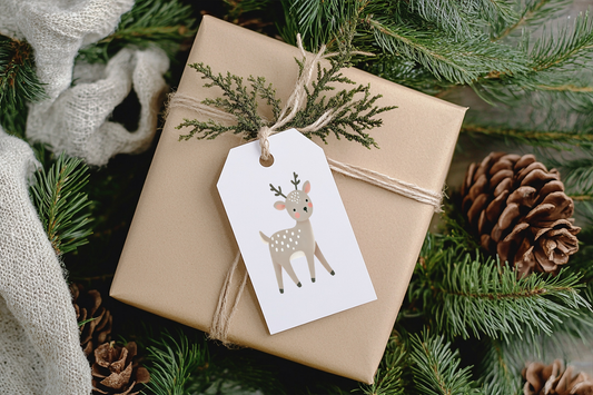 Deer Stocking or Gift Tag