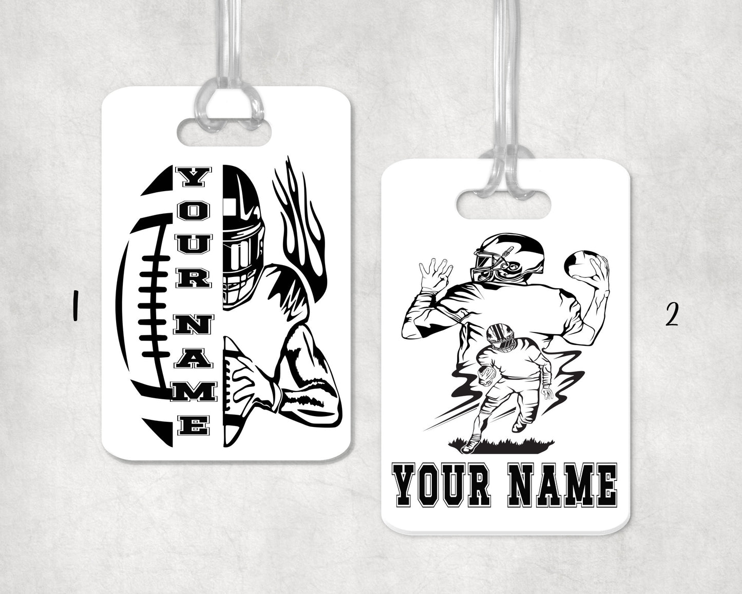 Football Bag Tag