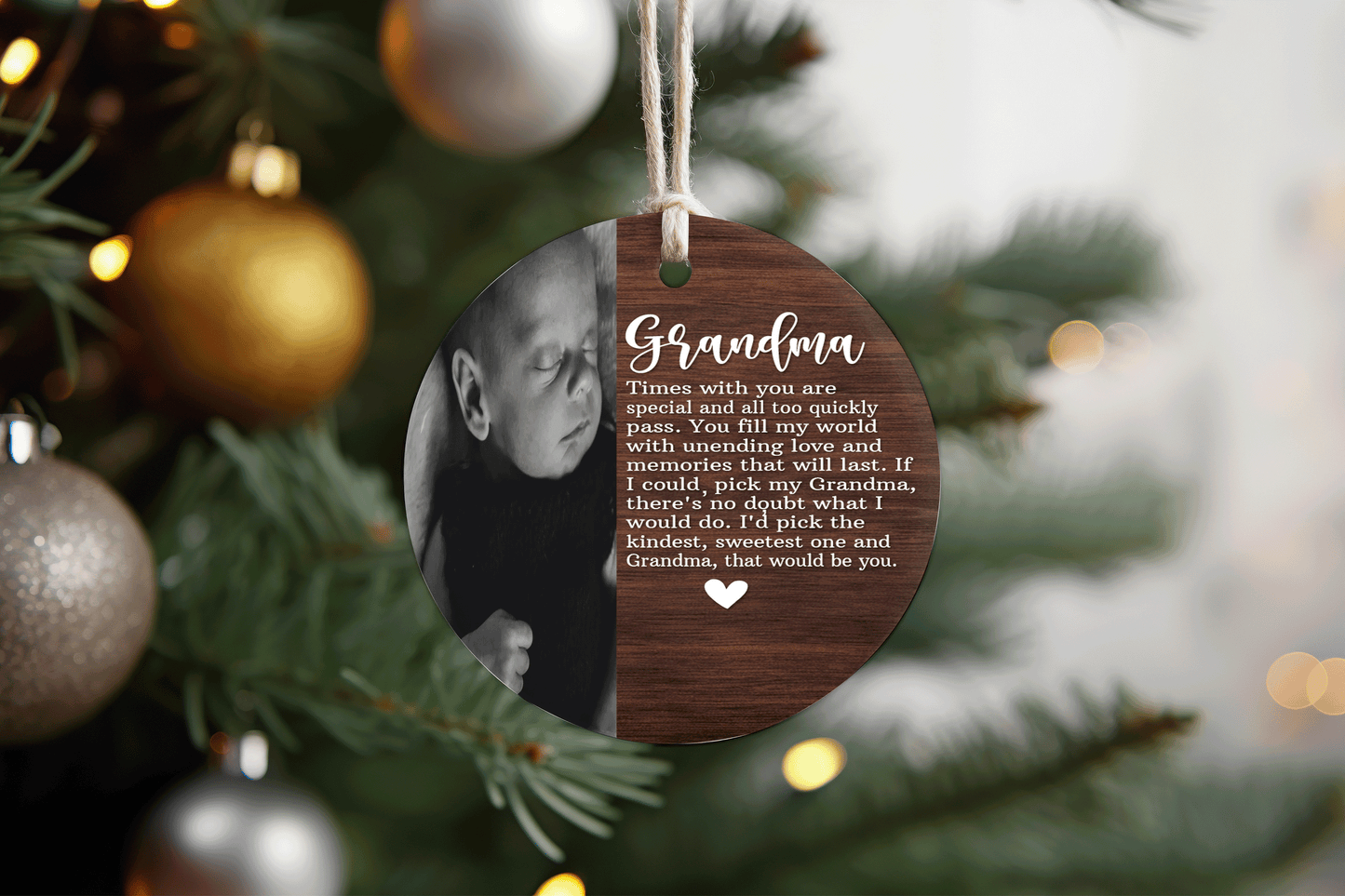 Personalized Grandma Ornament