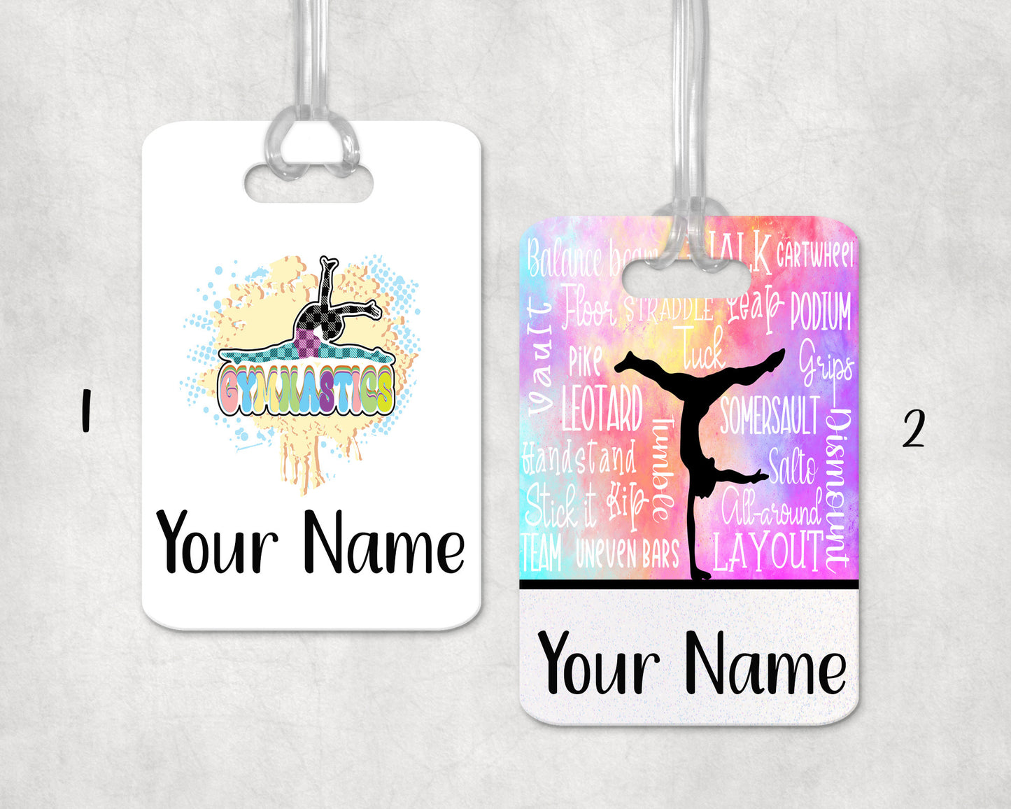 Gymnastics Bag Tag