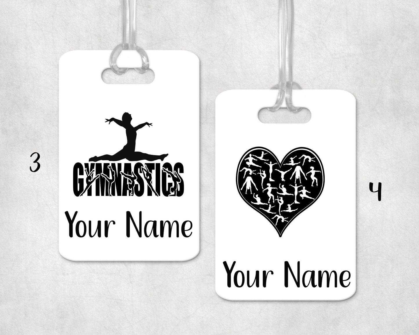 Gymnastics Bag Tag