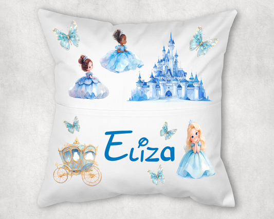 Princess-Themed Personalized Book Pillow