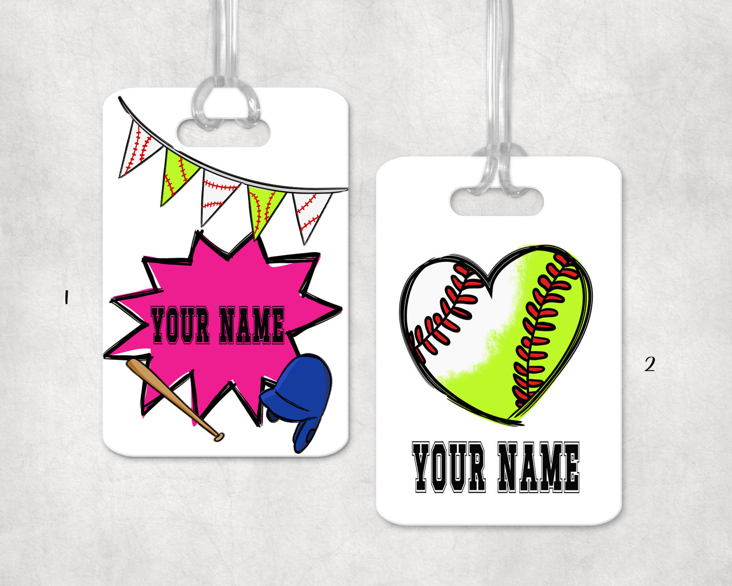 Softball Bag Tag