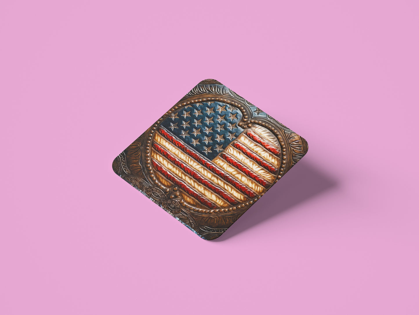 American Flag Coasters