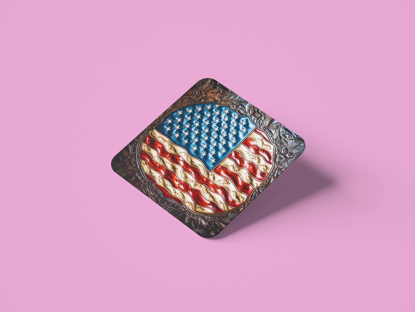 American Flag Coasters