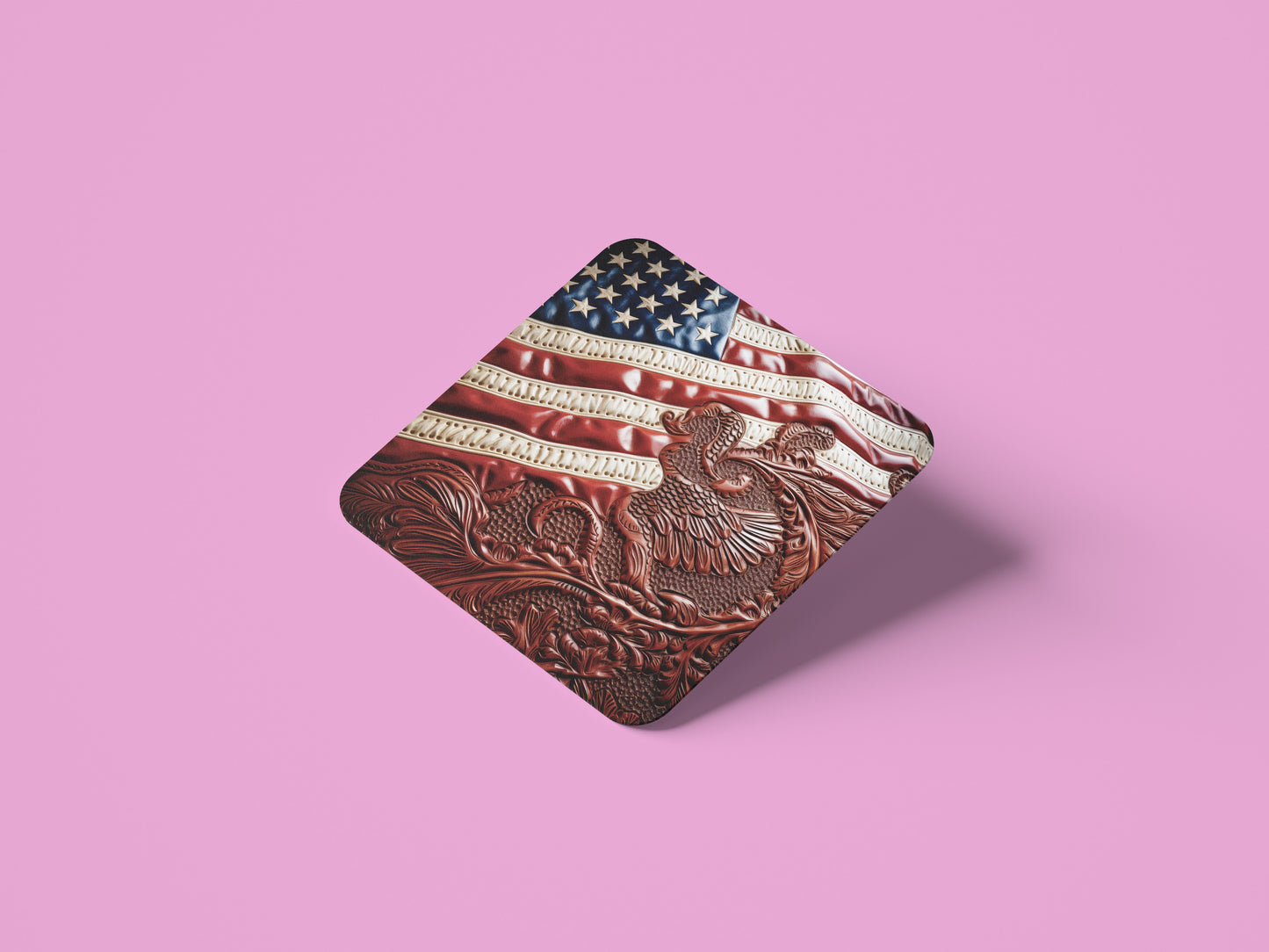 American Flag Coasters