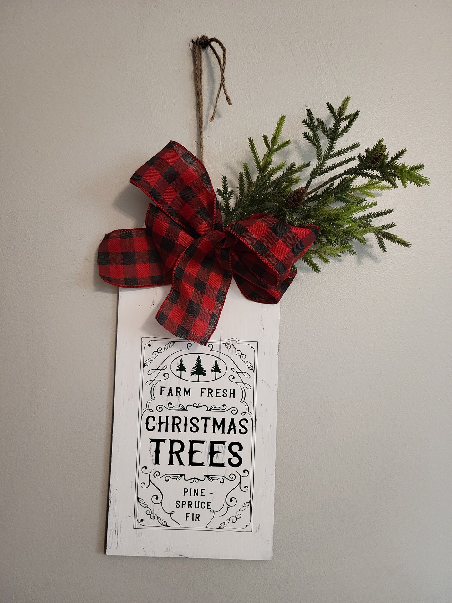 Christmas Tree Sign